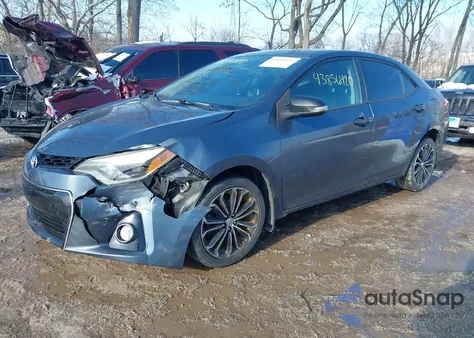 2014 Toyota Corolla S Plus из США, поврежденный, VIN 5YFBURHE4EP060846